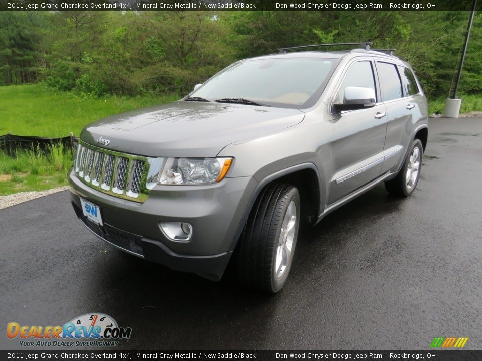 2011 Jeep Grand Cherokee Overland 4x4 Mineral Gray Metallic / New Saddle/Black Photo #11