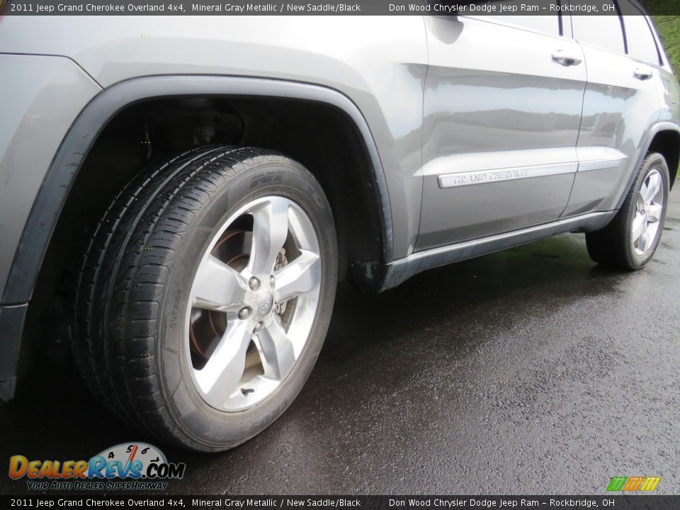 2011 Jeep Grand Cherokee Overland 4x4 Mineral Gray Metallic / New Saddle/Black Photo #12