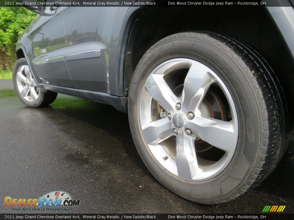2011 Jeep Grand Cherokee Overland 4x4 Mineral Gray Metallic / New Saddle/Black Photo #13