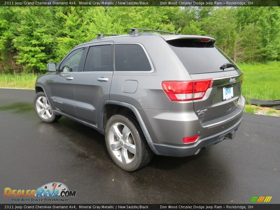 2011 Jeep Grand Cherokee Overland 4x4 Mineral Gray Metallic / New Saddle/Black Photo #14