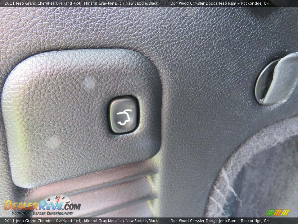 2011 Jeep Grand Cherokee Overland 4x4 Mineral Gray Metallic / New Saddle/Black Photo #18