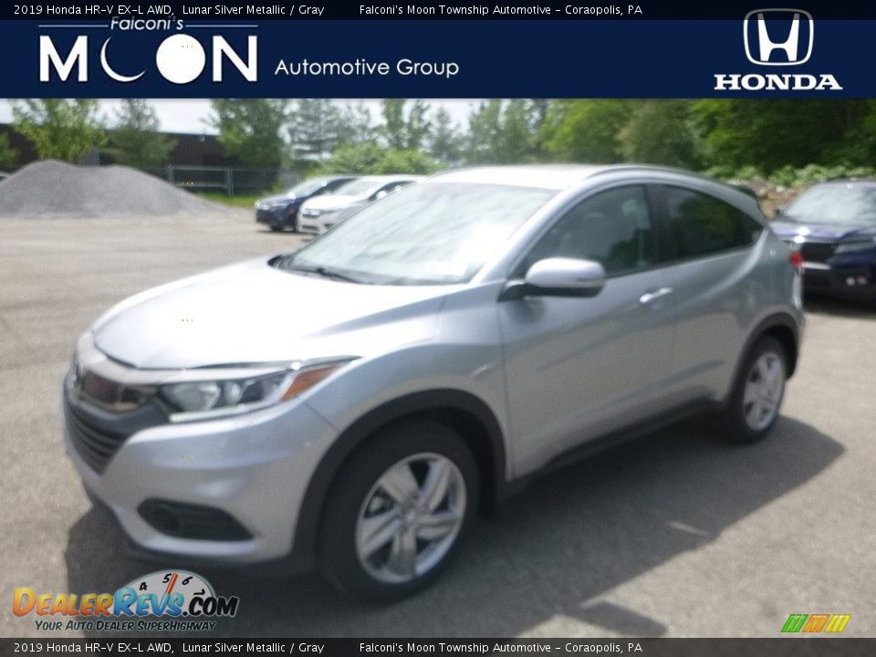 2019 Honda HR-V EX-L AWD Lunar Silver Metallic / Gray Photo #1