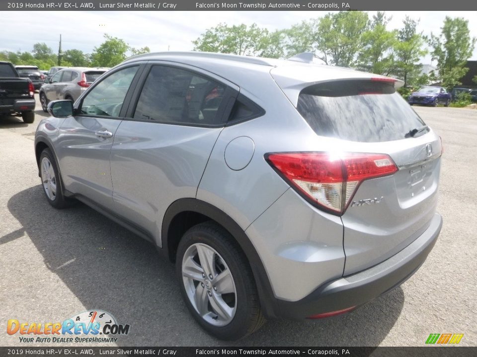 2019 Honda HR-V EX-L AWD Lunar Silver Metallic / Gray Photo #2