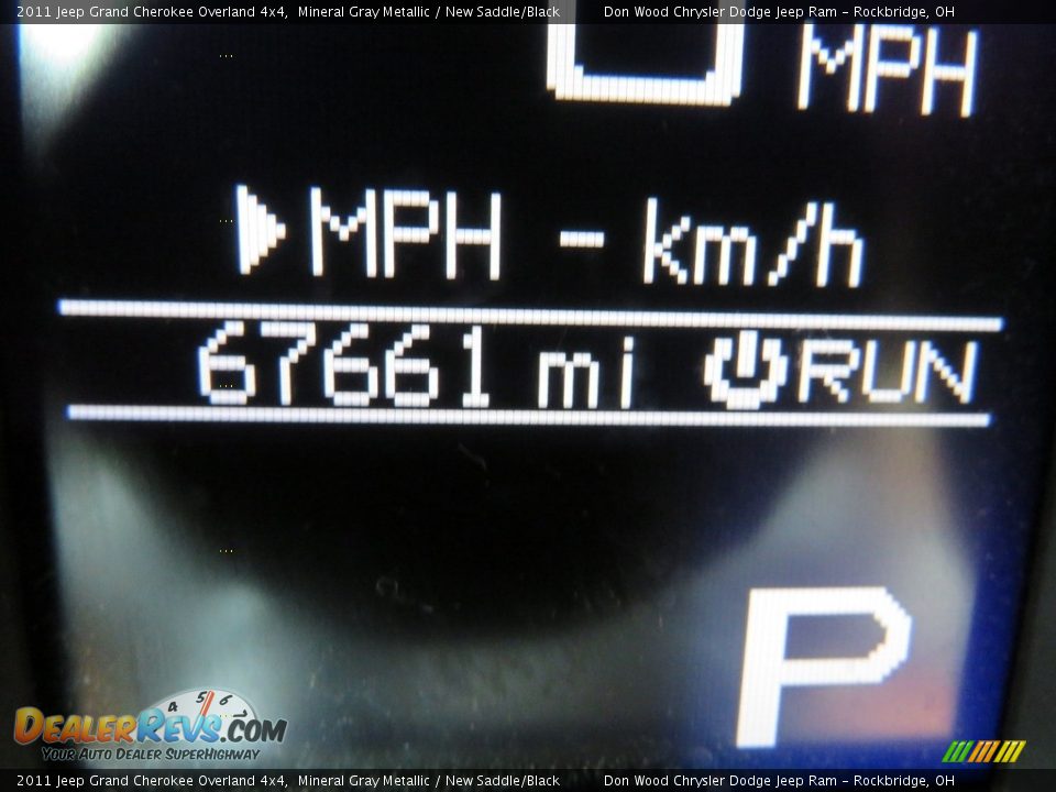 2011 Jeep Grand Cherokee Overland 4x4 Mineral Gray Metallic / New Saddle/Black Photo #20