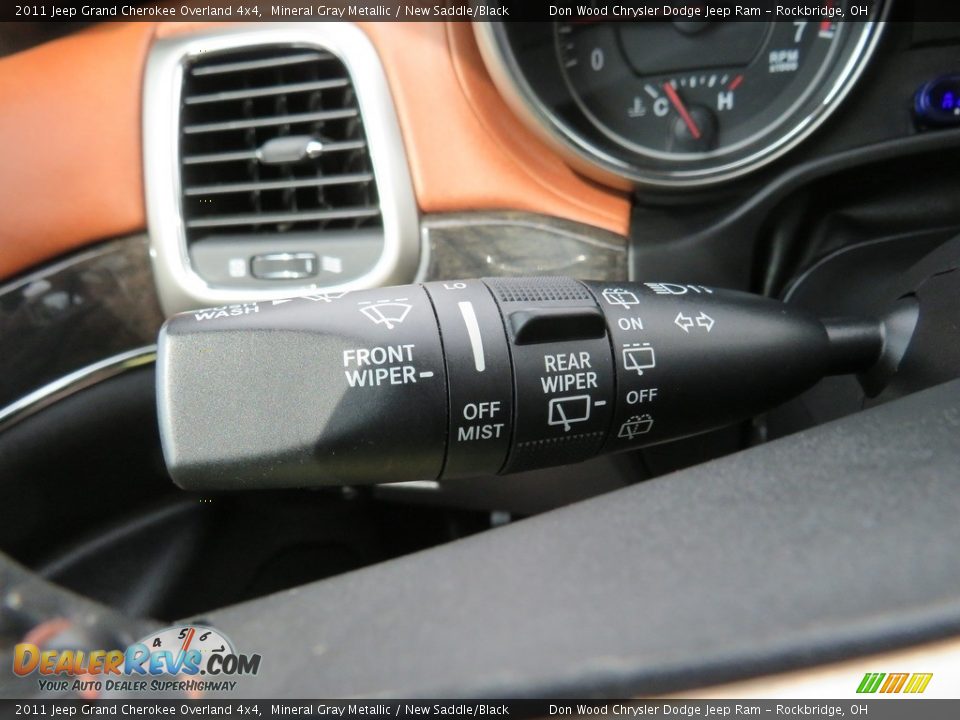 2011 Jeep Grand Cherokee Overland 4x4 Mineral Gray Metallic / New Saddle/Black Photo #21