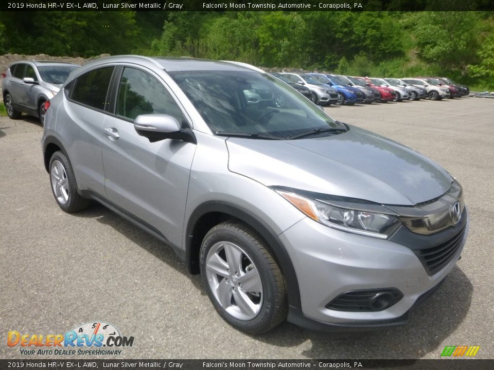 2019 Honda HR-V EX-L AWD Lunar Silver Metallic / Gray Photo #5