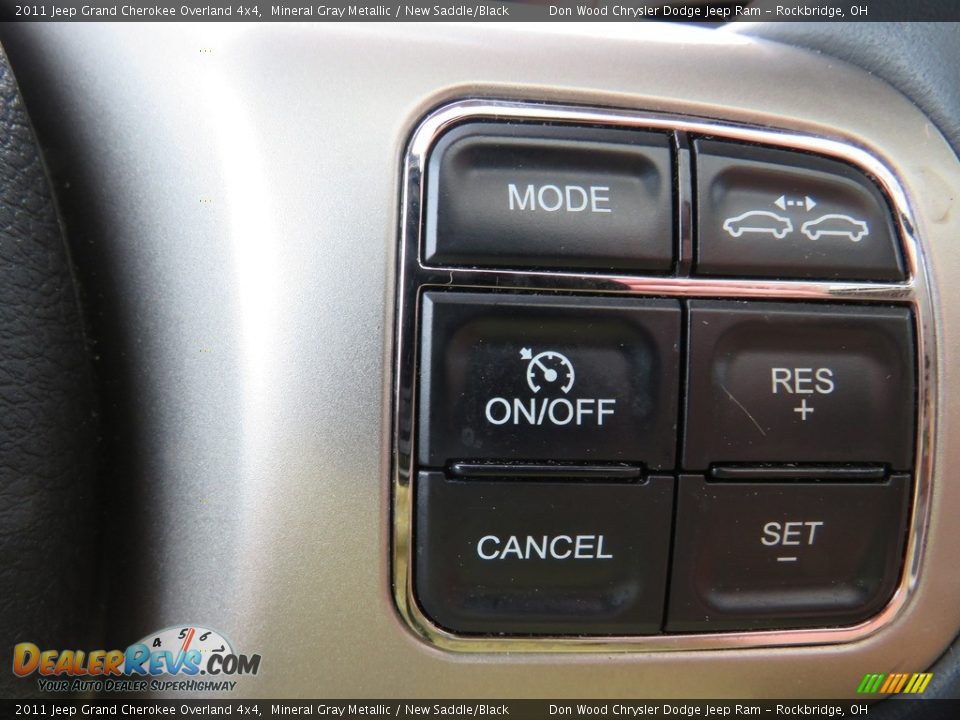 2011 Jeep Grand Cherokee Overland 4x4 Mineral Gray Metallic / New Saddle/Black Photo #23