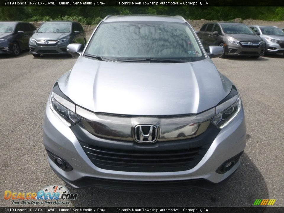 2019 Honda HR-V EX-L AWD Lunar Silver Metallic / Gray Photo #6