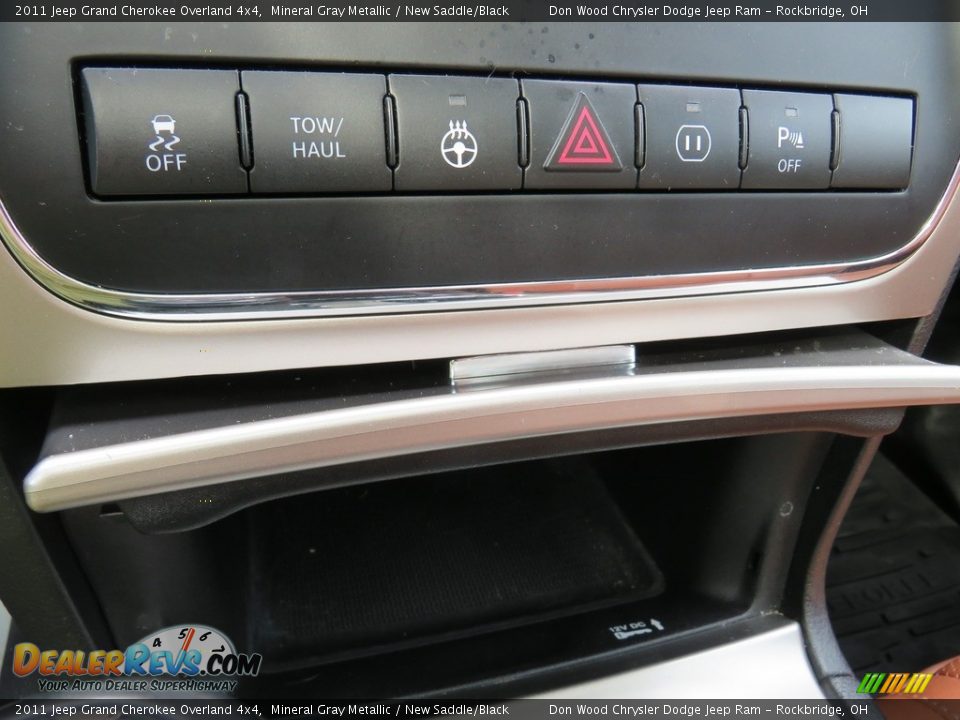 2011 Jeep Grand Cherokee Overland 4x4 Mineral Gray Metallic / New Saddle/Black Photo #25