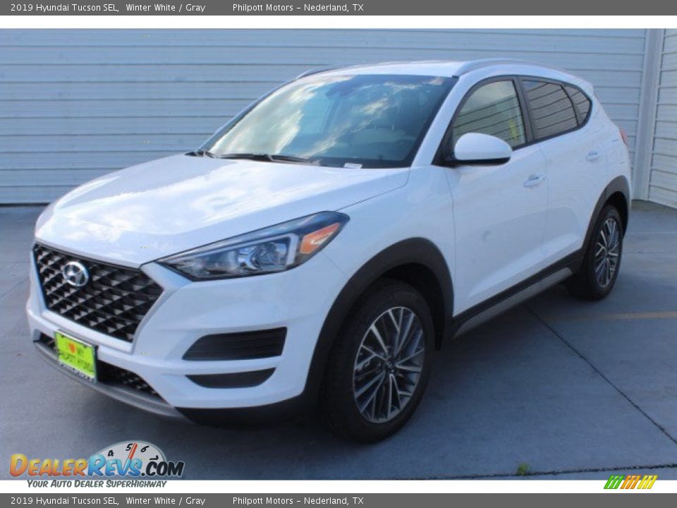 2019 Hyundai Tucson SEL Winter White / Gray Photo #4