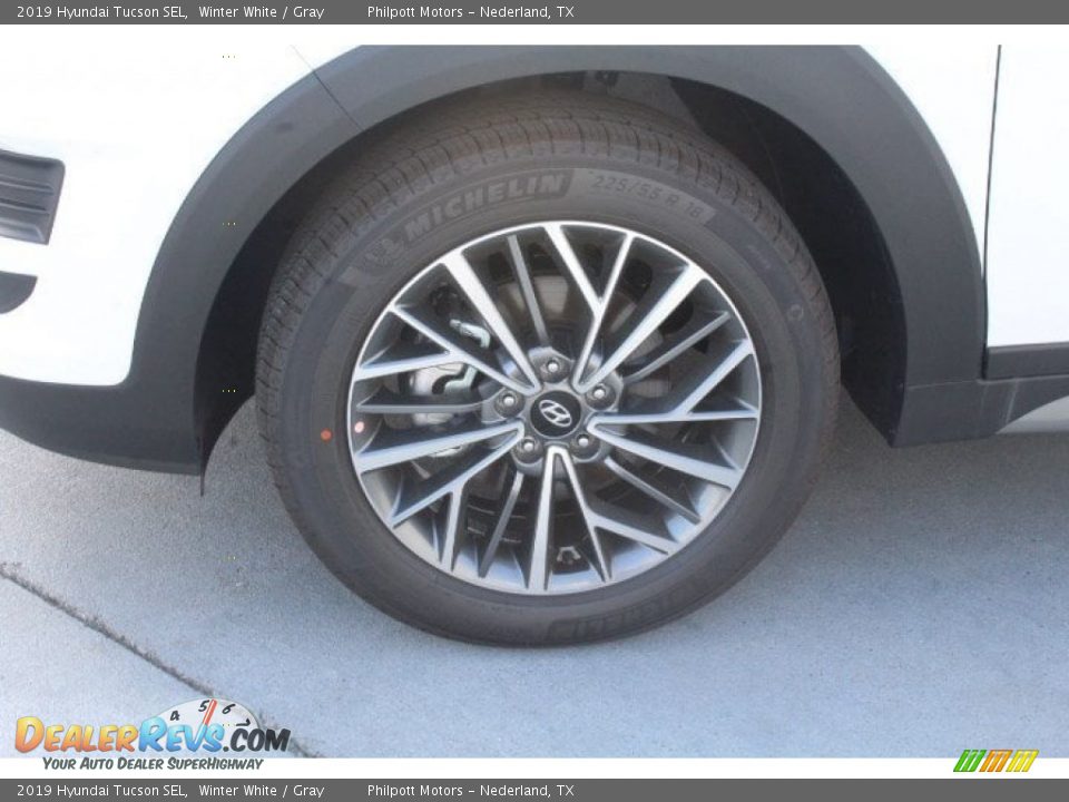 2019 Hyundai Tucson SEL Winter White / Gray Photo #5