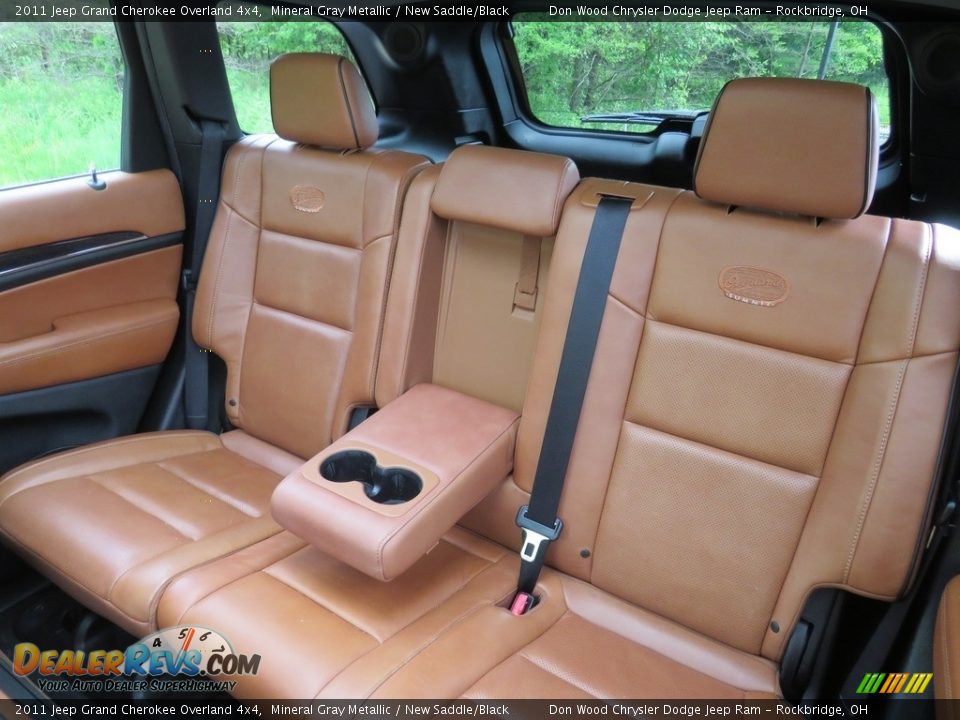 2011 Jeep Grand Cherokee Overland 4x4 Mineral Gray Metallic / New Saddle/Black Photo #32