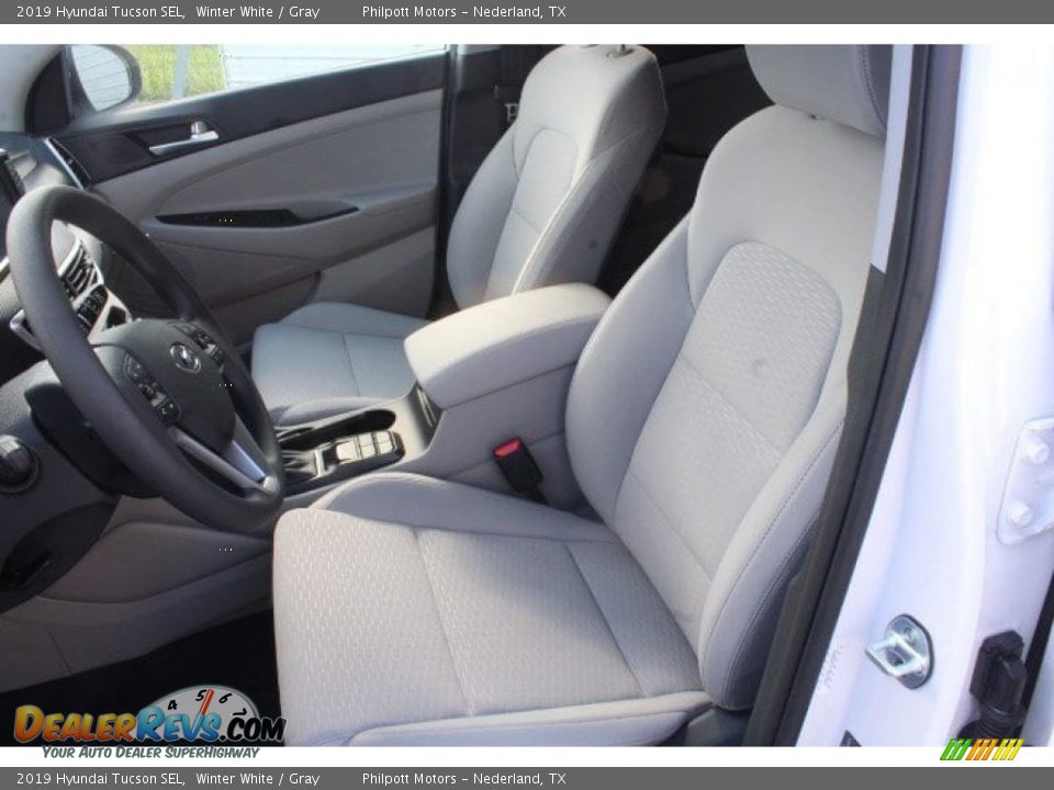 2019 Hyundai Tucson SEL Winter White / Gray Photo #10