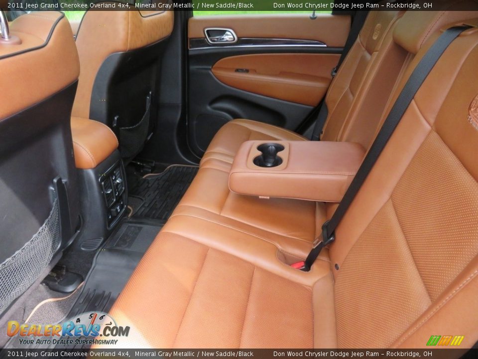 2011 Jeep Grand Cherokee Overland 4x4 Mineral Gray Metallic / New Saddle/Black Photo #34
