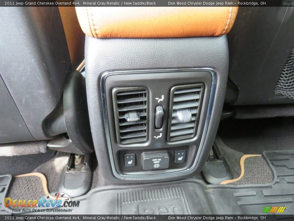 2011 Jeep Grand Cherokee Overland 4x4 Mineral Gray Metallic / New Saddle/Black Photo #35
