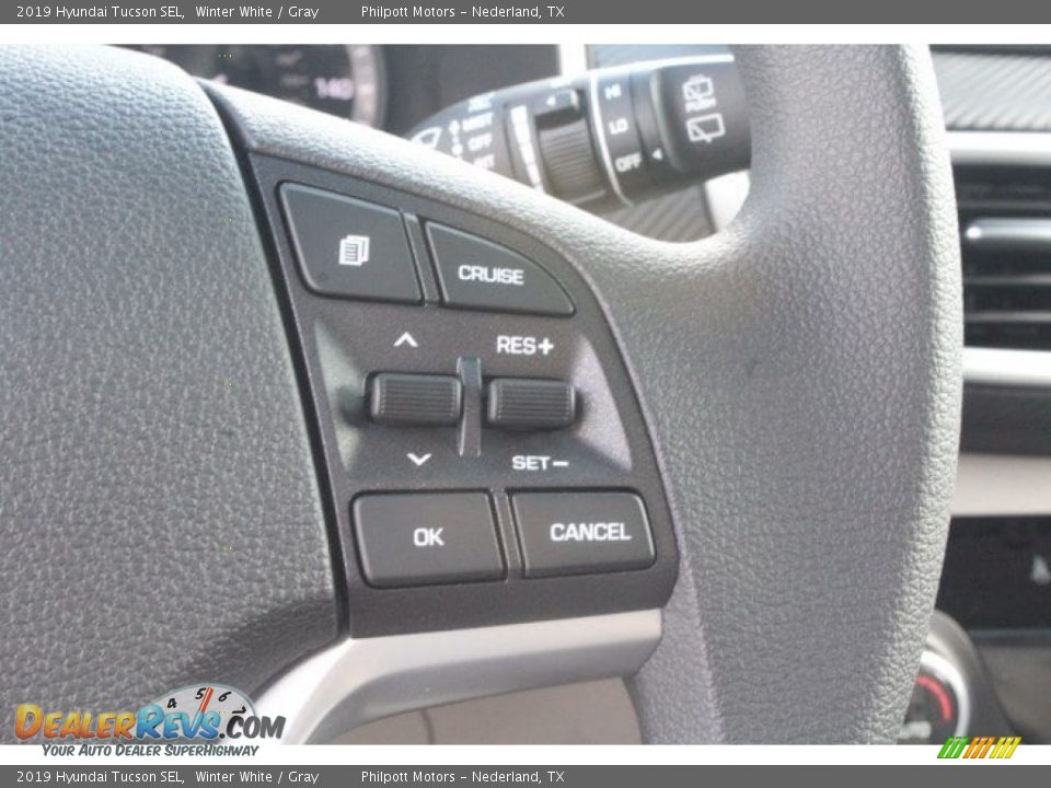 2019 Hyundai Tucson SEL Winter White / Gray Photo #17