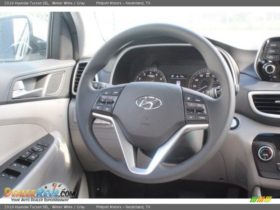 2019 Hyundai Tucson SEL Winter White / Gray Photo #21