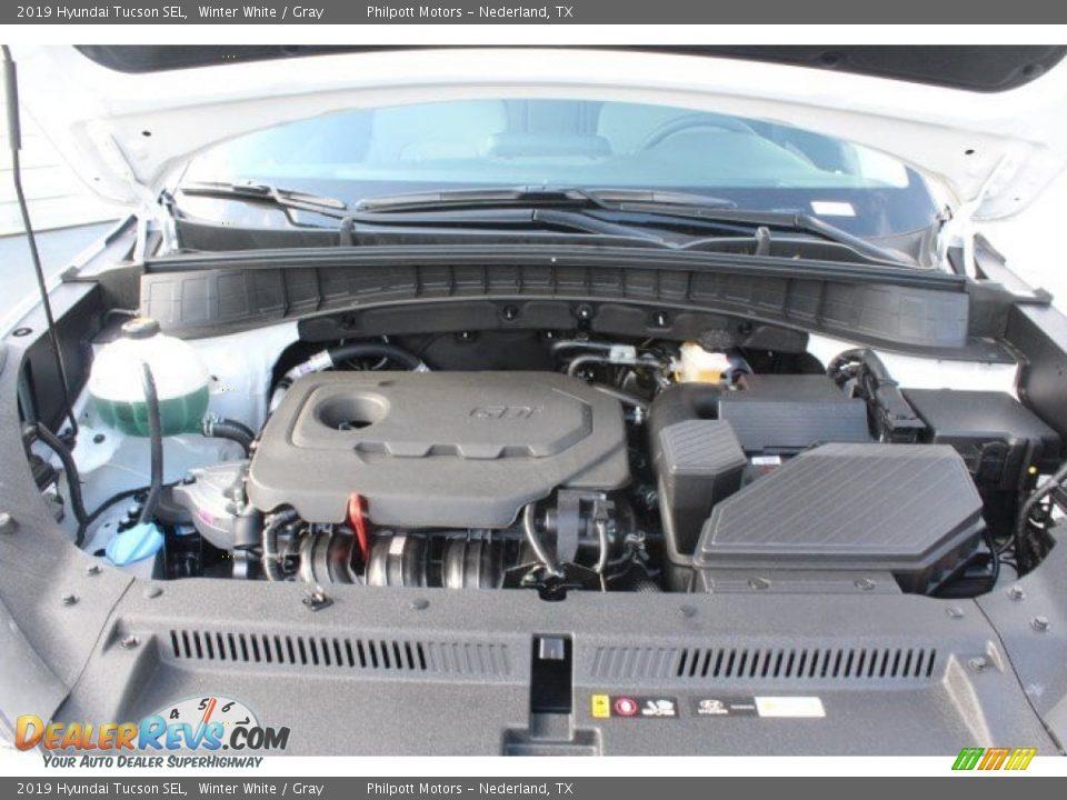 2019 Hyundai Tucson SEL Winter White / Gray Photo #23