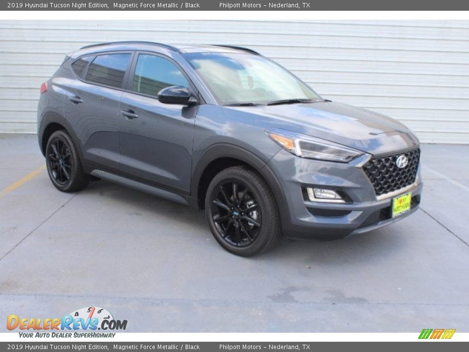 2019 Hyundai Tucson Night Edition Magnetic Force Metallic / Black Photo #2