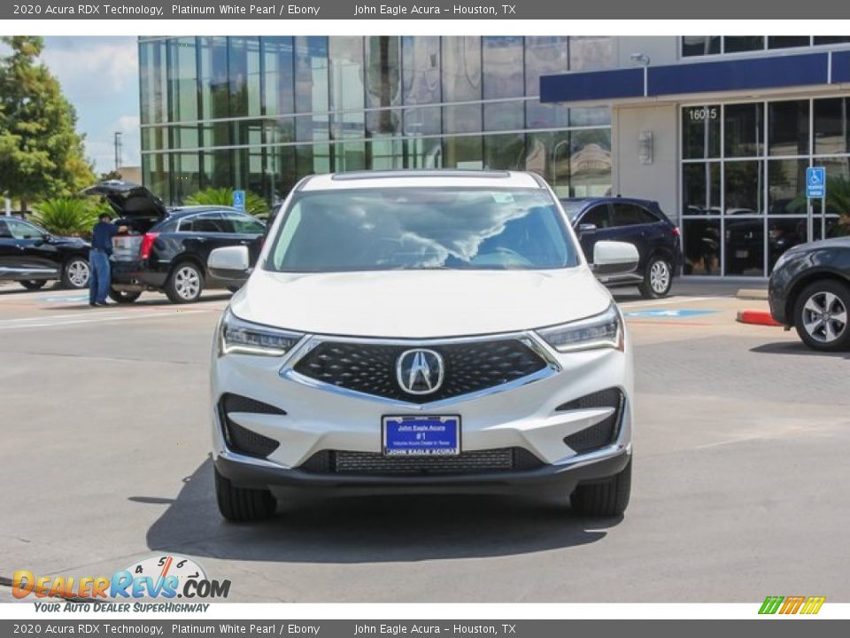 2020 Acura RDX Technology Platinum White Pearl / Ebony Photo #2