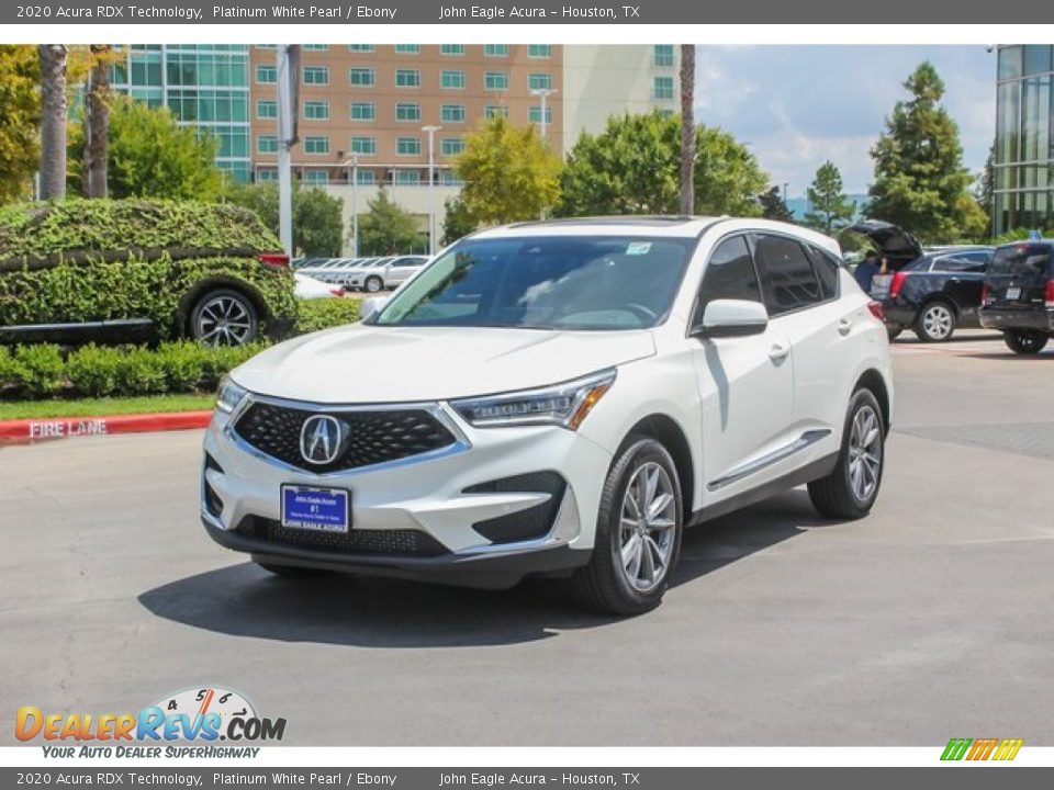 2020 Acura RDX Technology Platinum White Pearl / Ebony Photo #3