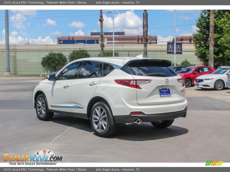 2020 Acura RDX Technology Platinum White Pearl / Ebony Photo #5