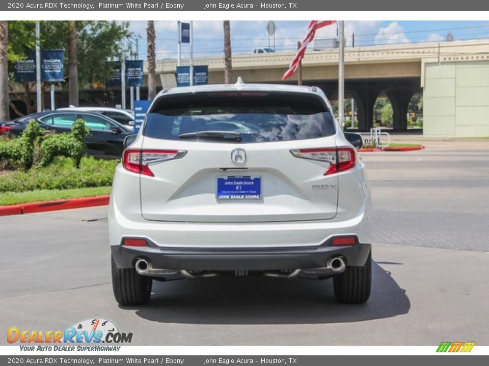 2020 Acura RDX Technology Platinum White Pearl / Ebony Photo #6