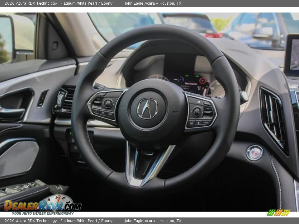 2020 Acura RDX Technology Platinum White Pearl / Ebony Photo #27