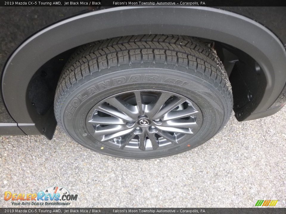 2019 Mazda CX-5 Touring AWD Jet Black Mica / Black Photo #7