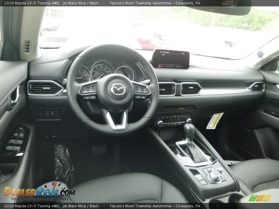 2019 Mazda CX-5 Touring AWD Jet Black Mica / Black Photo #9