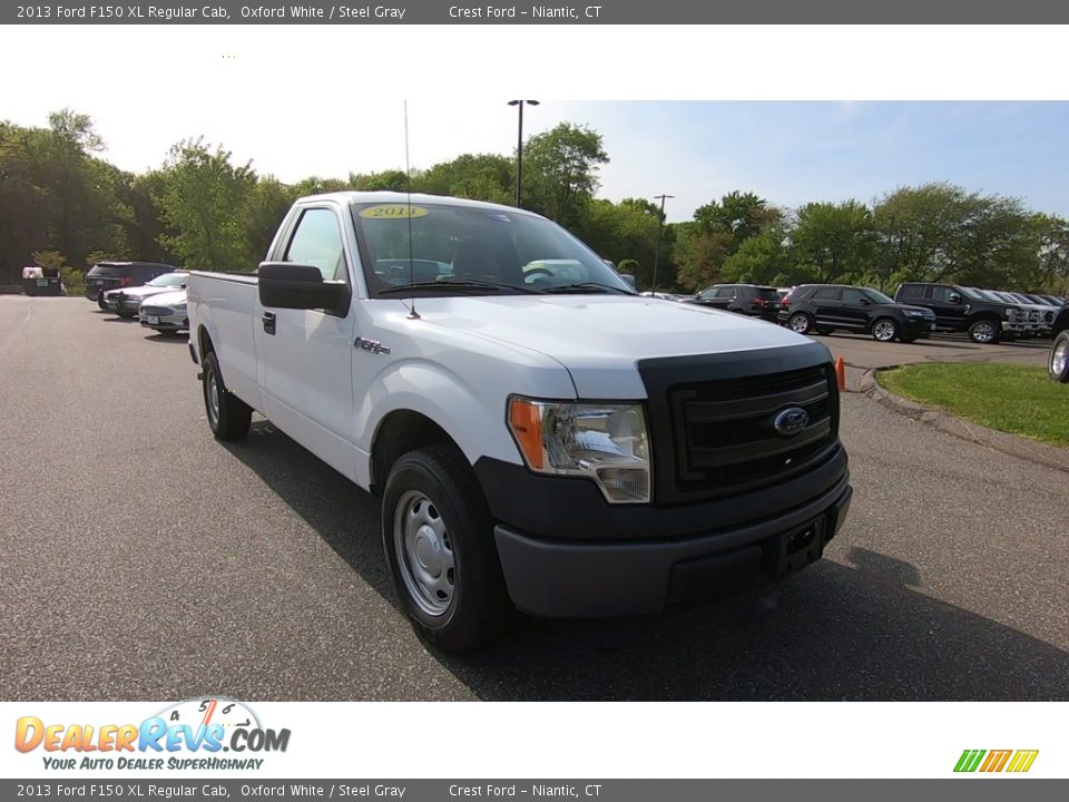 2013 Ford F150 XL Regular Cab Oxford White / Steel Gray Photo #1