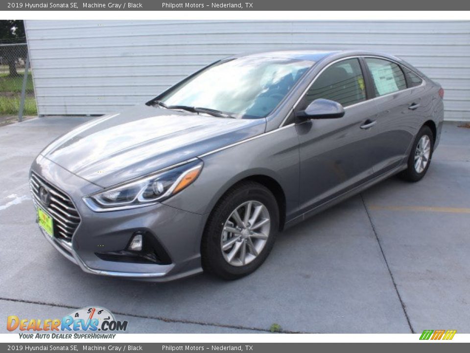 2019 Hyundai Sonata SE Machine Gray / Black Photo #4