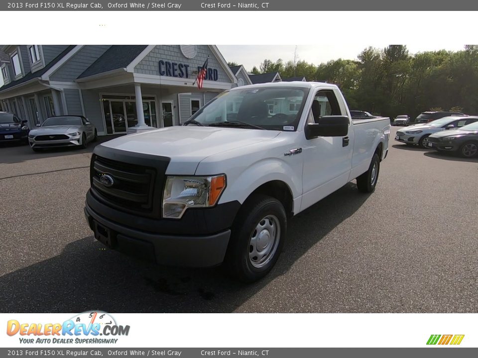 2013 Ford F150 XL Regular Cab Oxford White / Steel Gray Photo #3