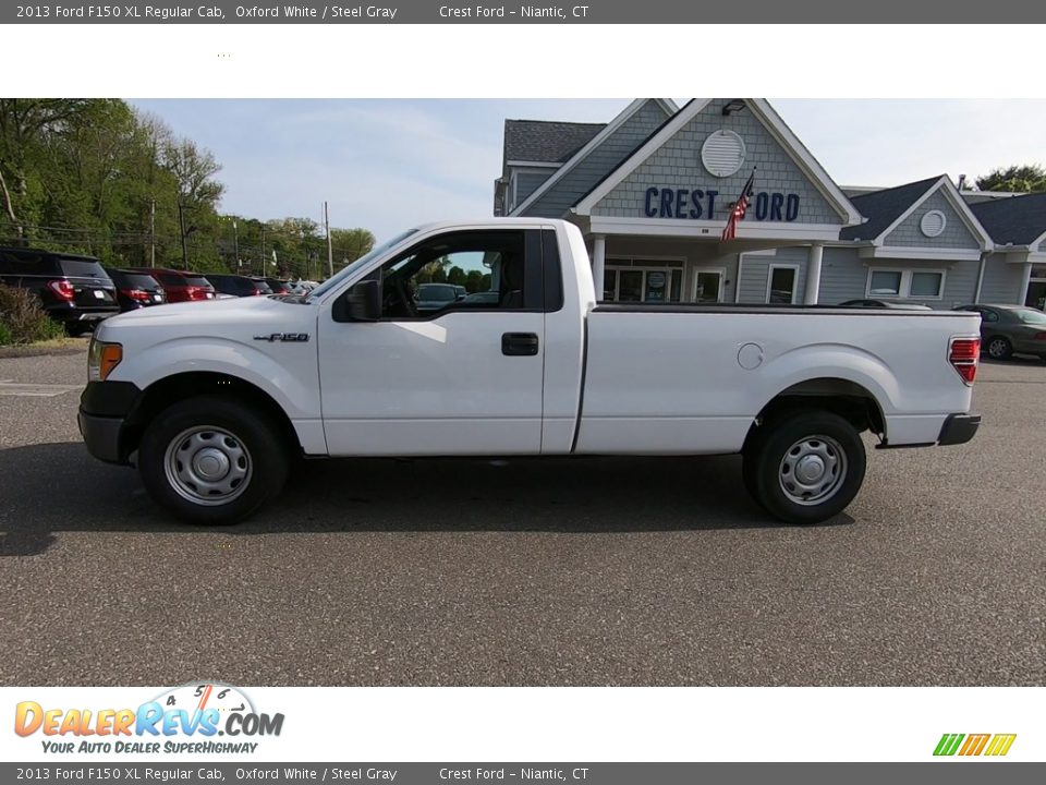 2013 Ford F150 XL Regular Cab Oxford White / Steel Gray Photo #4