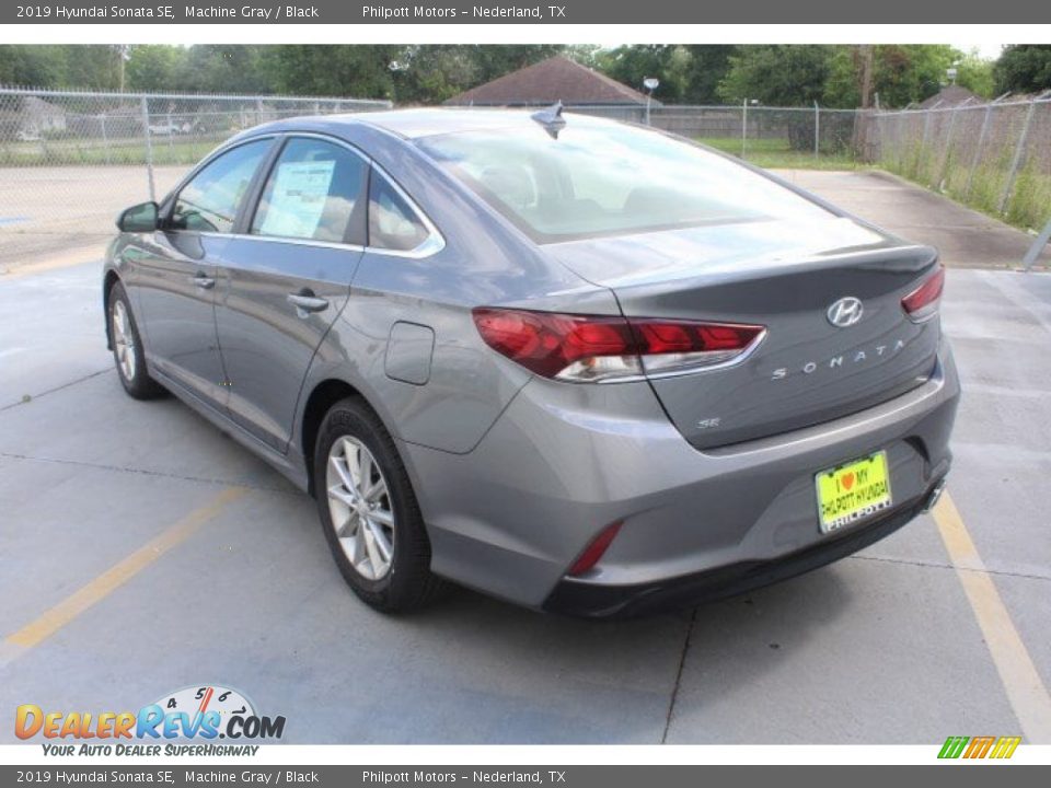 2019 Hyundai Sonata SE Machine Gray / Black Photo #6