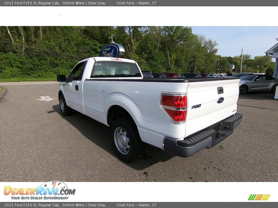 2013 Ford F150 XL Regular Cab Oxford White / Steel Gray Photo #5