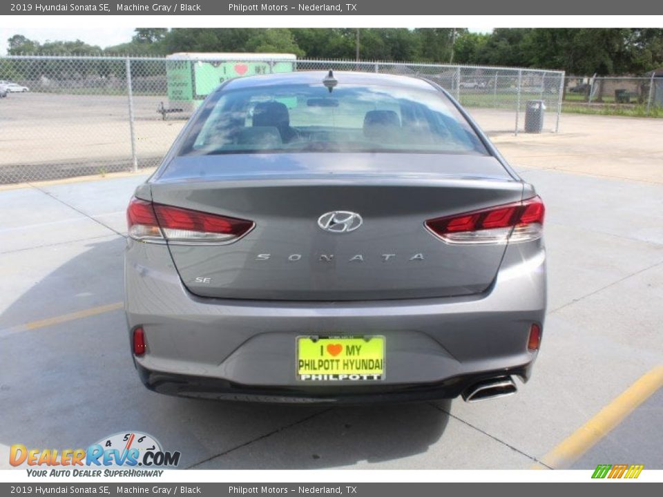 2019 Hyundai Sonata SE Machine Gray / Black Photo #7