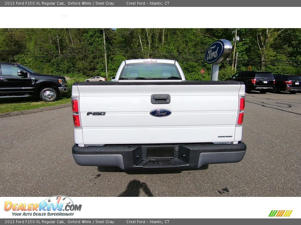 2013 Ford F150 XL Regular Cab Oxford White / Steel Gray Photo #6