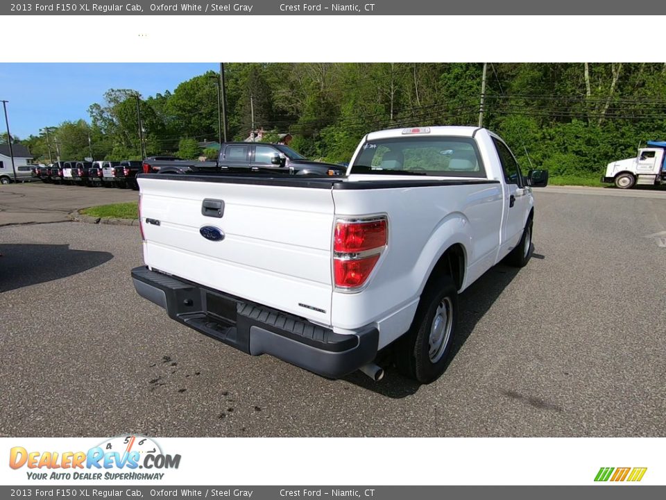 2013 Ford F150 XL Regular Cab Oxford White / Steel Gray Photo #7
