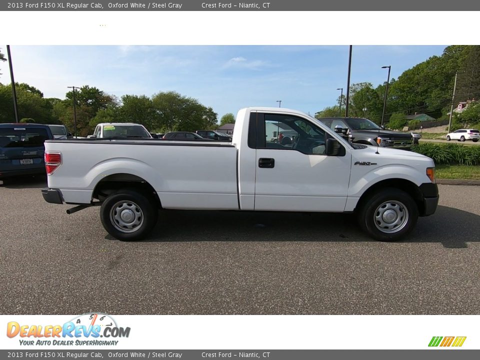 2013 Ford F150 XL Regular Cab Oxford White / Steel Gray Photo #8
