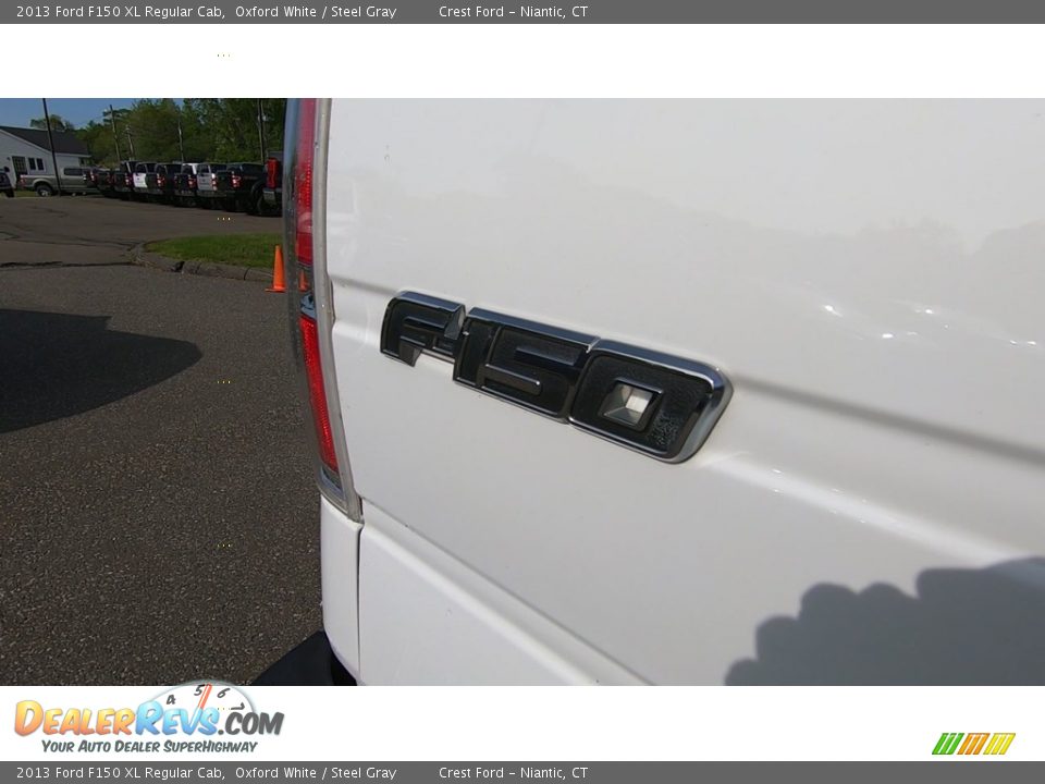 2013 Ford F150 XL Regular Cab Oxford White / Steel Gray Photo #9