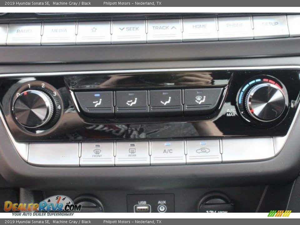 2019 Hyundai Sonata SE Machine Gray / Black Photo #12