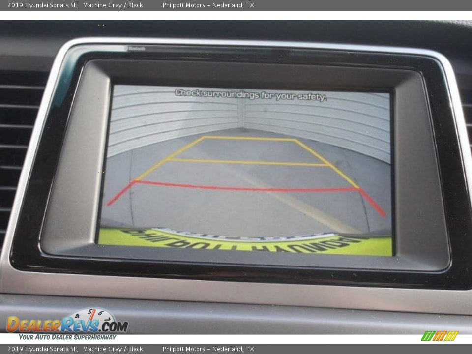 2019 Hyundai Sonata SE Machine Gray / Black Photo #13