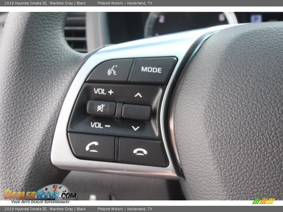 2019 Hyundai Sonata SE Machine Gray / Black Photo #14