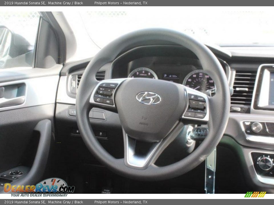 2019 Hyundai Sonata SE Machine Gray / Black Photo #19