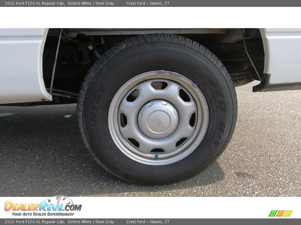 2013 Ford F150 XL Regular Cab Oxford White / Steel Gray Photo #16