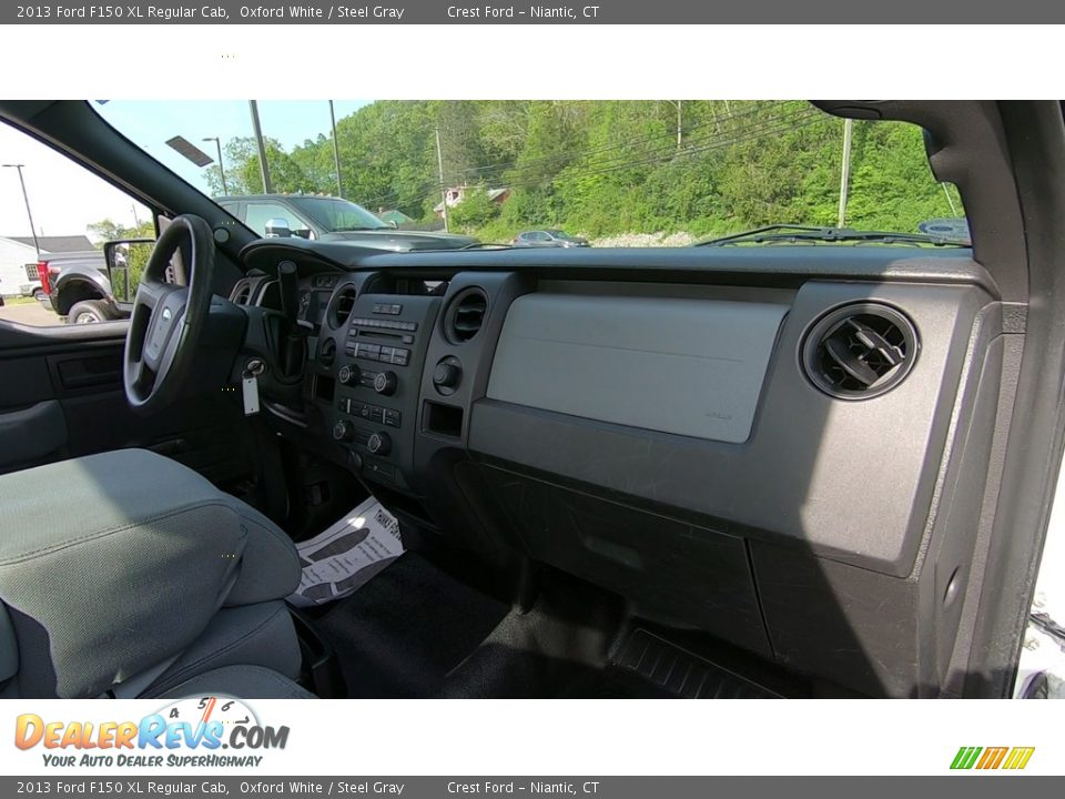 2013 Ford F150 XL Regular Cab Oxford White / Steel Gray Photo #20