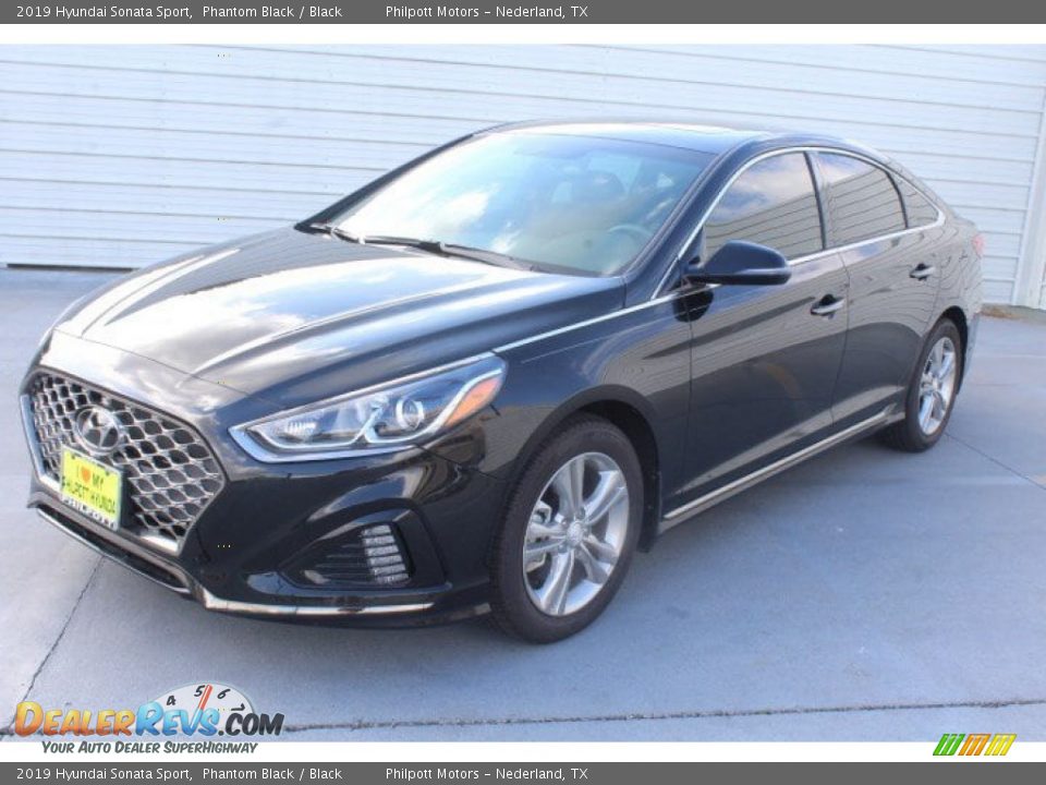 2019 Hyundai Sonata Sport Phantom Black / Black Photo #4