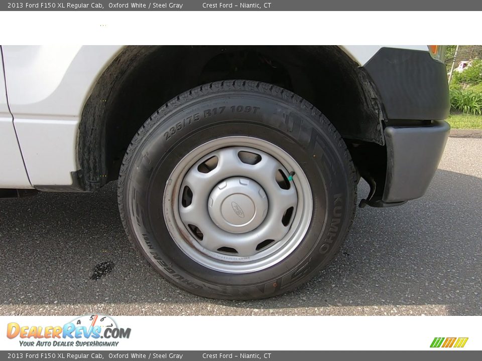 2013 Ford F150 XL Regular Cab Oxford White / Steel Gray Photo #22