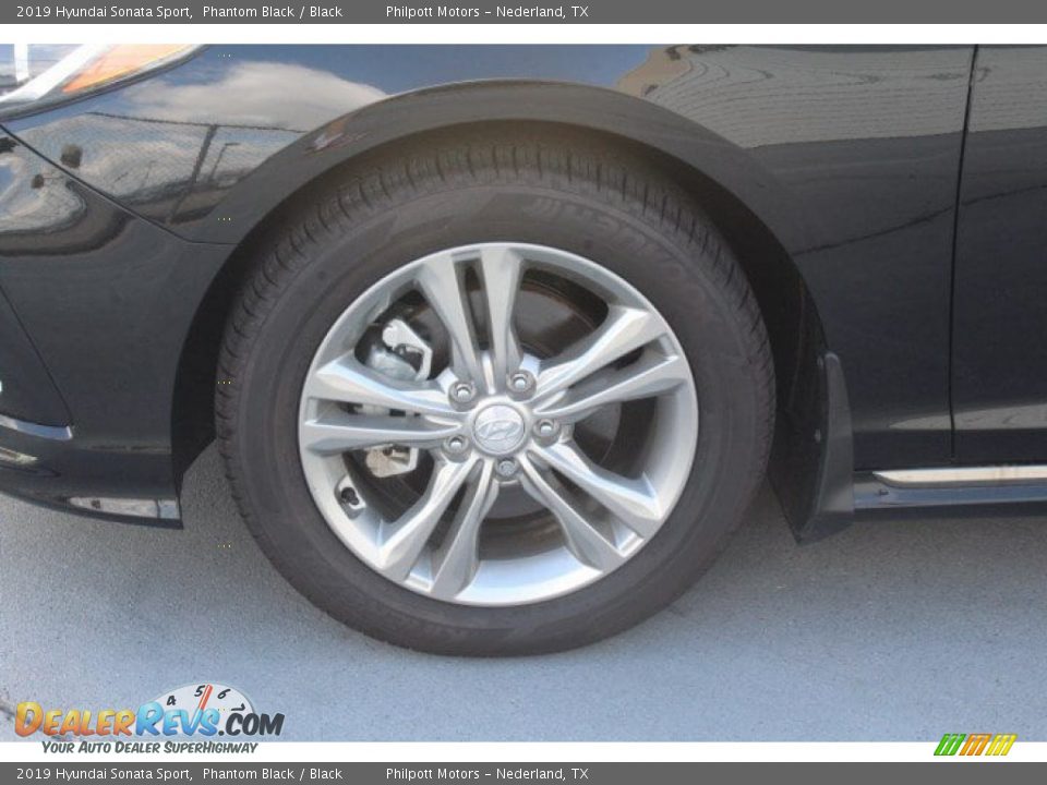 2019 Hyundai Sonata Sport Phantom Black / Black Photo #5